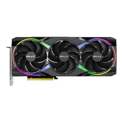 PNY - NVIDIA GeForce RTX 5080 Epic-X ARGB Overclocked 16GB GDDR7 PCI Express 5.0 Graphics Card with Triple Fan