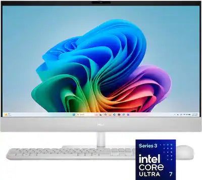 Dell - 27" 2K IPS Touchscreen All-in-One - Intel Core Ultra 7 Series 3 355 2026 - 16GB Memory - 1TB Storage - Copilot+ PC