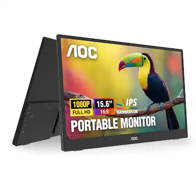 AOC - 16T35 15.6" IPS Panel Portable Monitor, LED, FHD (1920x1080), USB-C