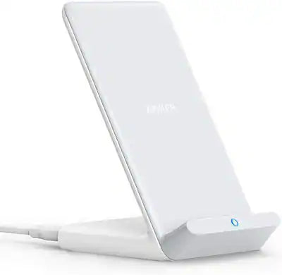 Anker - 313 Wireless Charger (Stand), Qi-Certified