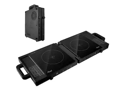 Rosewill - Foldable Dual Induction Cooktop, 1800W Portable Double Burner, 8 Modes, 9-Hr Timer, Auto Shutoff