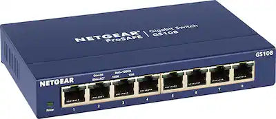 NETGEAR - 8-Port 10/100/1000 Gigabit Ethernet Unmanaged Switch