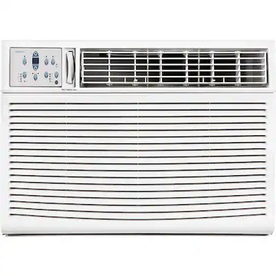 Keystone - 1,000 Sq. Ft. 18,800/18,400 BTU 230V Window Air Conditioner with 16,000 BTU Supplemental Heat Function