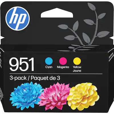 HP - 951 3-Pack Standard Capacity Ink Cartridges