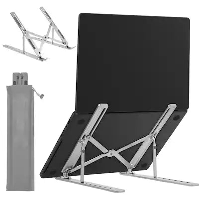 Vena - Portable Laptop Stand for Desk, Foldable Laptop Stand Compact, Adjustable Travel Computer Stand for Macbook iPad Lenovo
