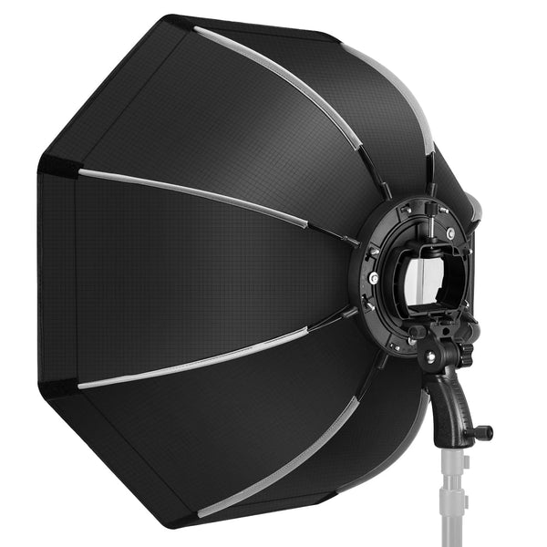 26" Octagonal Softbox with S Bracket - Quick Release for Neewer & Godox Flash Strobes