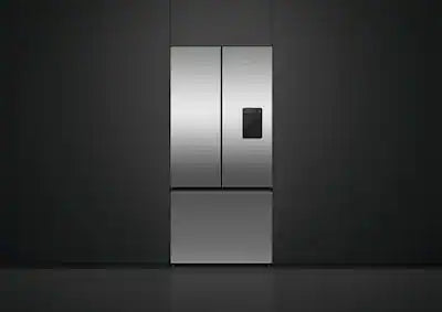 Fisher & Paykel - 32 in. Wide Counter-Depth 18 cu. Ft. Smart French Door Refrigerator with Ice and Water