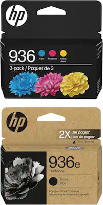 HP - 936e EvoMore Ink / 936 Ink Cartridges 2-Pack