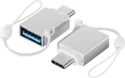 Best Buy essentials™ - Female USB to Male USB-C Adapter (2-Pack)
