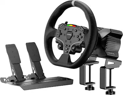 Moza Racing - R3 Direct Drive Sim Racing Bundle with 3.9Nm of force for Windows (Pedals, Wheelbase, Wheel)