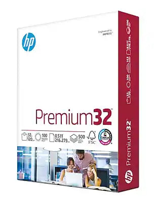 HP - Premium32 8.5" x 11" Multipurpose Paper, 32 lbs., 100 Brightness, 500 Sheets/Ream