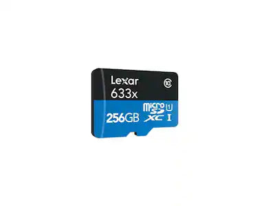 Lexar - High-Performance 633x 256GB microSDXC Flash Memory Model LSDMI256BBNL633A