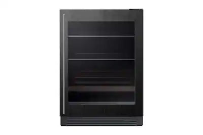 Dacor - 5.0 Cu. Ft. Built-In 24-Inch Undercounter Beverage Refrigerator with Presenter Shelf and LED 3D Lighting