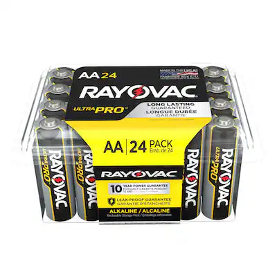 Rayovac - ALAA-24PPJ Ultra Pro Alkaline AA Batteries (24/Pack)