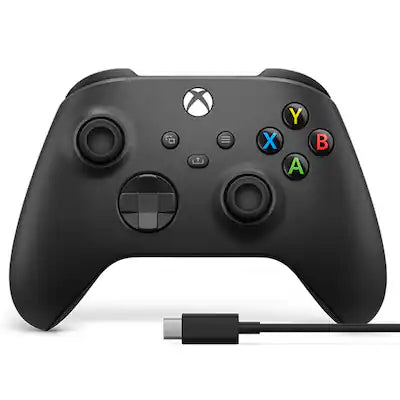 Microsoft - XBOX Wireless Controller + USB-C Cable for XBOX Series X, XBOX Series S, XBOX One, PCs, and Cloud-Enabled Devices