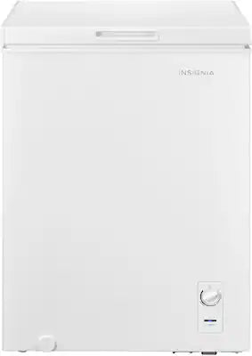 Insignia™ - 5 Cu. Ft. Garage-Ready Chest Freezer