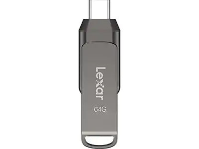 Lexar - JumpDrive D400 Dual 64GB USB 3.1 Flash Drive