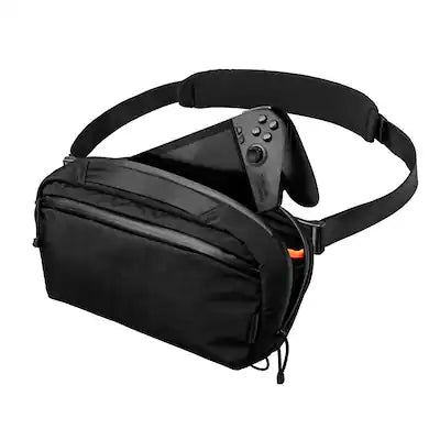 ALPAKA - Gaming Sling Bag for Switch 2/Steam Deck/ROG Ally, Game Card Holder (20), 3.5L EDC Crossbody, Water-Resistant