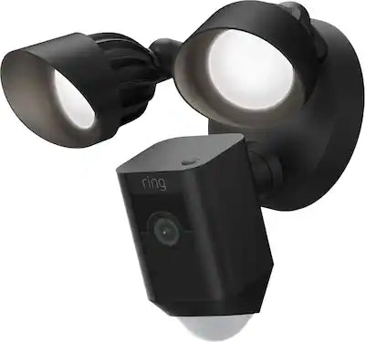 Ring - Floodlight Cam Plus Outdoor Wired 1080p Surveillance Camera