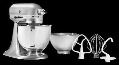 KitchenAid - Value Bundle Artisan Series 5 Quart Tilt-Head Stand Mixer with