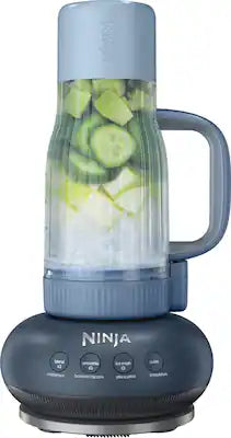 Ninja - BlendBOSS 26oz Tumbler Blender with Travel Tumbler, 1200 Peak Watts, Three AUTO IQ Programs