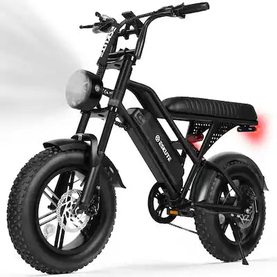 Eskute - 16" Fat Tires Electric Bike - 1500W Peak Motor, Up to 60-Mile Range, Dual Suspension