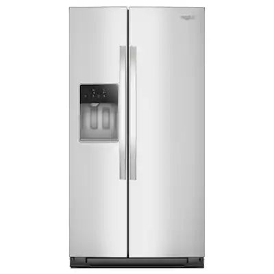 Whirlpool - 36 in. Wide 29 cu. ft. Side-by-Side Refrigerator with TruCool System