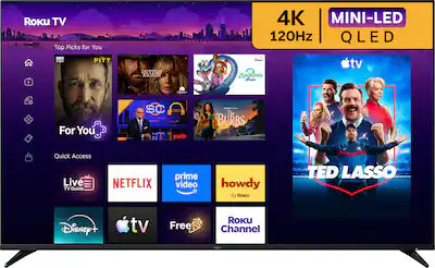 Roku - 65" Class Pro Series 4K QLED Mini-LED Smart RokuTV