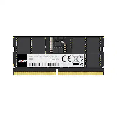 Lexar - 16GB (1x16GB) DDR5 SODIMM RAM 5600MT/s (or 5200MT/s or 4800MT/s), CL46, Notebook/Laptop Memory