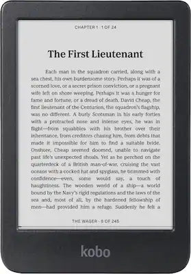 Kobo - Clara BW-eReader-6" Glare-Free Touchscreen with ComfortLight PRO-Dark Mode Option-Waterproof-16GB