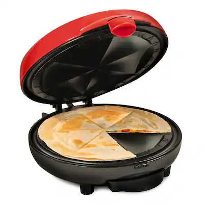 Taco Tuesday - 6-Wedge Electric Quesadilla Maker with Extra Stuffing Latch