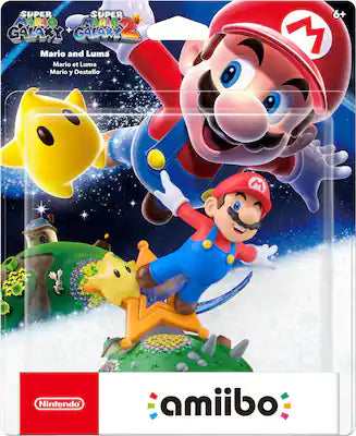 Nintendo - amiibo™ - Mario and Luma - Super Mario Galaxy™ + Super Mario Galaxy™ 2 Series