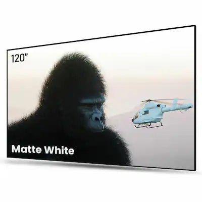 AWOL Vision - 120" Fixed Frame Projector Screen, 4K/8K UHD Active 3D Compatible with Standard, Short Throw and UST Projectors