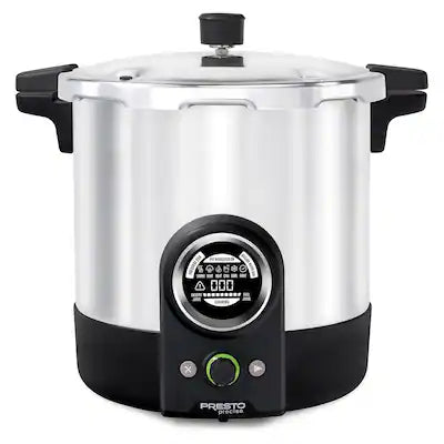 Presto - 23 Quart Digital Pressure and Water Boiling Canner, LED Digital Display