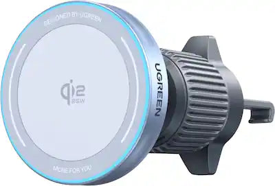 UGREEN - Qi2 25W MagSafe Car Mount Charger, Magnetic Wireless Car Charger for iPhone 17-12 Series (Cable Included, No AC Adapter)