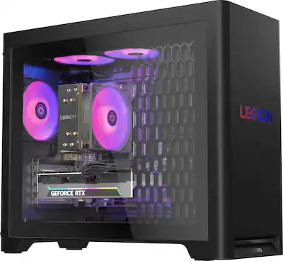 Lenovo - Legion Tower 5 Gaming Desktop - AMD Ryzen 7 7800X3D - 32GB Memory - NVIDIA GeForce RTX 5070 - 1TB SSD