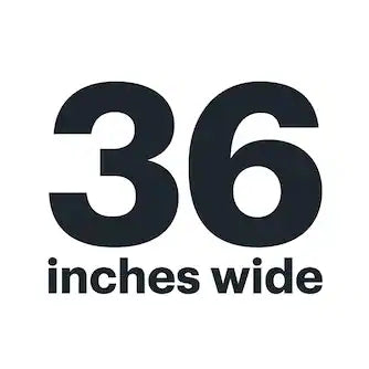36" wide