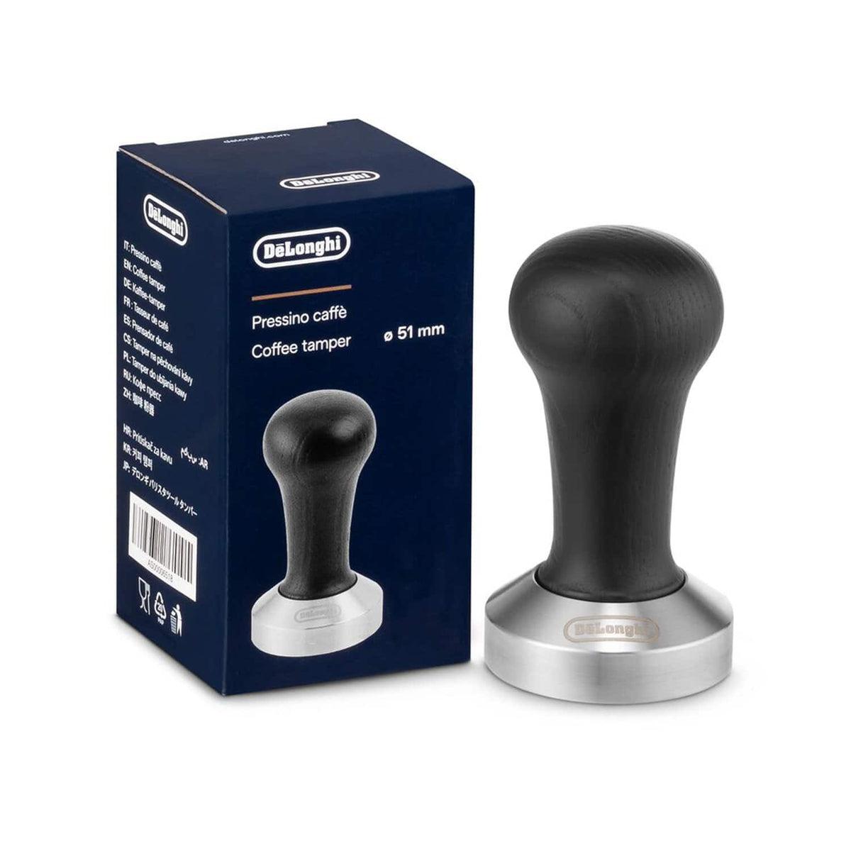 De'Longhi - 51mm Coffee Tamper - Black