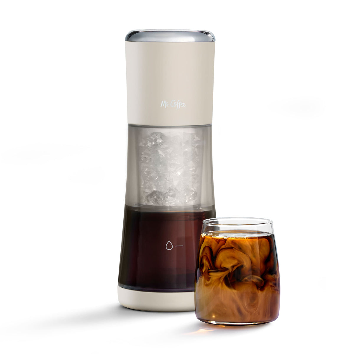 Mr. Coffee - Express Cold Brew Coffee Maker, 10-Minute Cold Brew Coffee Machine - Oat Milk