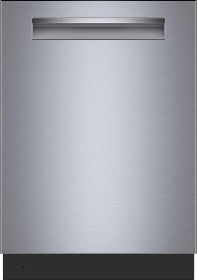 Front. Bosch - 500 Series 24" Top Control Smart Built-In Stainless Steel Tub Dishwasher with 3rd Rack and AutoAir, 44 dBA - Stainless Steel.
