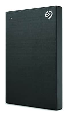 Seagate - One Touch 1TB External Hard Drive Slim Portable HDD USB 3.0 / USB 2.0 - Black