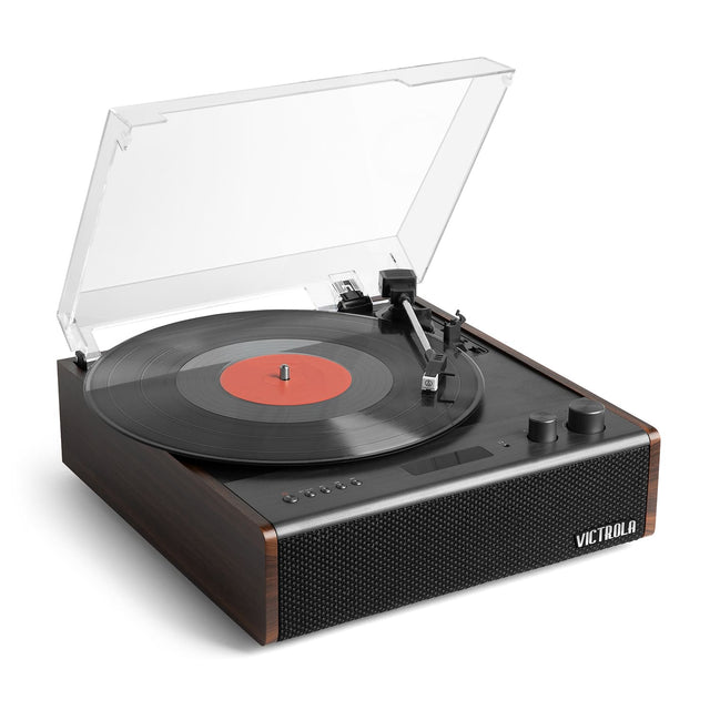 Front. Victrola - Eastwood Signature Hybrid Record Player - Espresso.