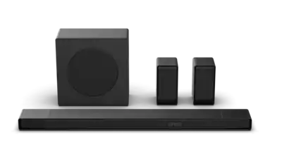 Hisense - AX5140Q 5.1.4 Channel Soundbar with Wireless Subwoofer and Rear Speakers, Hi-Concerto, Dolby Atmos, and DTS: X