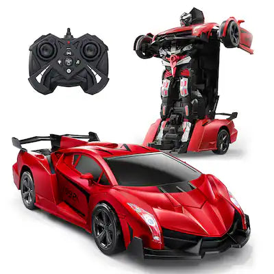 Veeniix - V992 Transform Robot RC Car, 1:14 Scale, 2-in-1 Robot Toy Car with Sound & Light Effects, Ideal Gift for Boys and Girls
