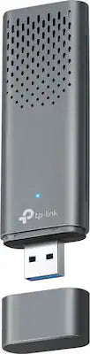 TP-Link - Archer TBE3600U Dual-Band BE3600 3.6 Gbps Wi-Fi 7 Wireless Ultra-Fast USB 3.0 Adapter with Advanced WPA3 Security