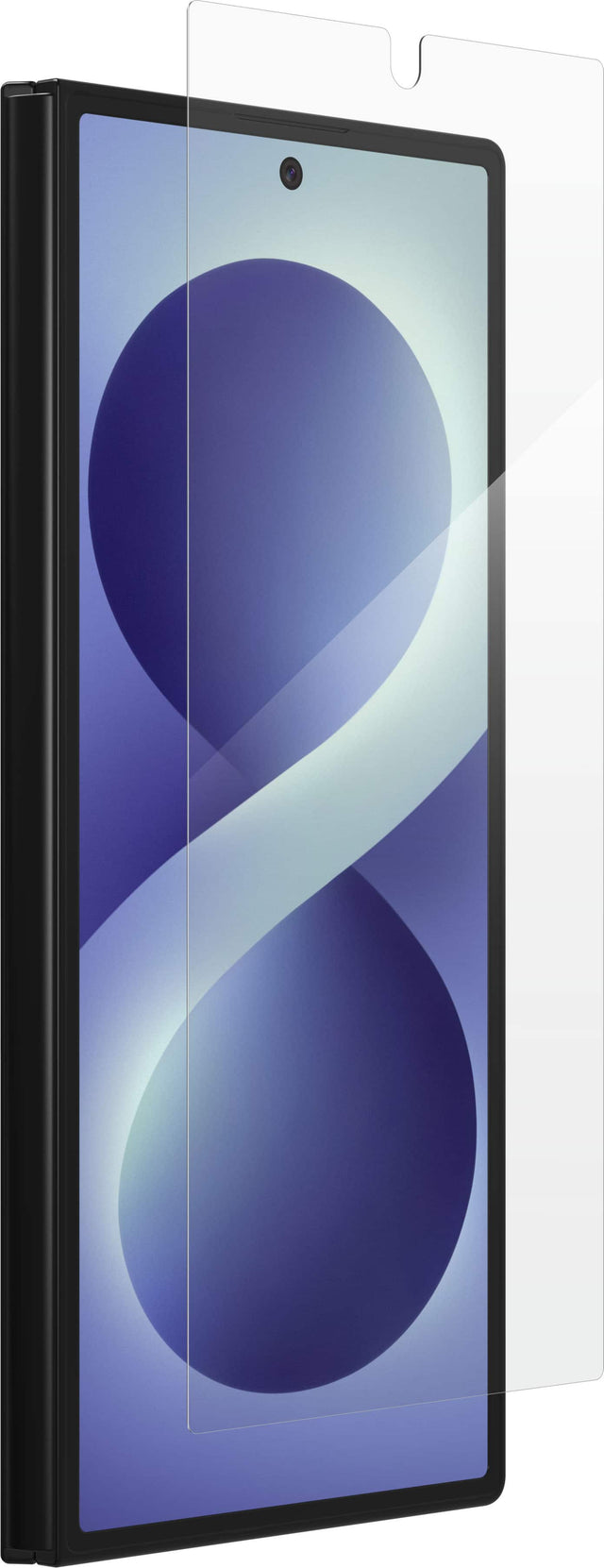 Front. ZAGG - Glass Elite Screen Protector for Samsung Galaxy Z Fold8 Ultra - Clear.