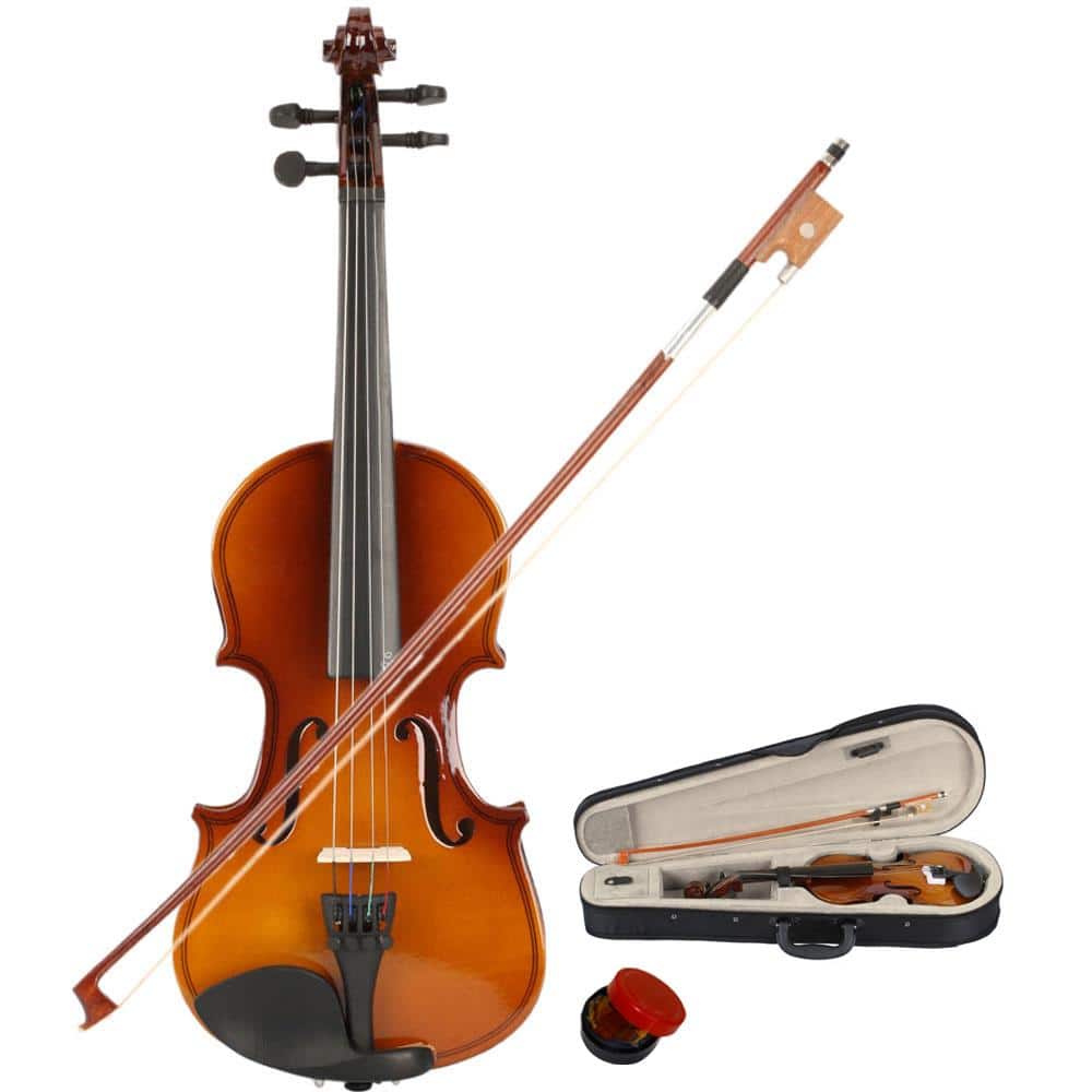 Winado - 1/8 Size fit for 4-5 Years Old Kids Acoustic Violin+Case+Bow+Rosin FOR Gift Student Kids Gift