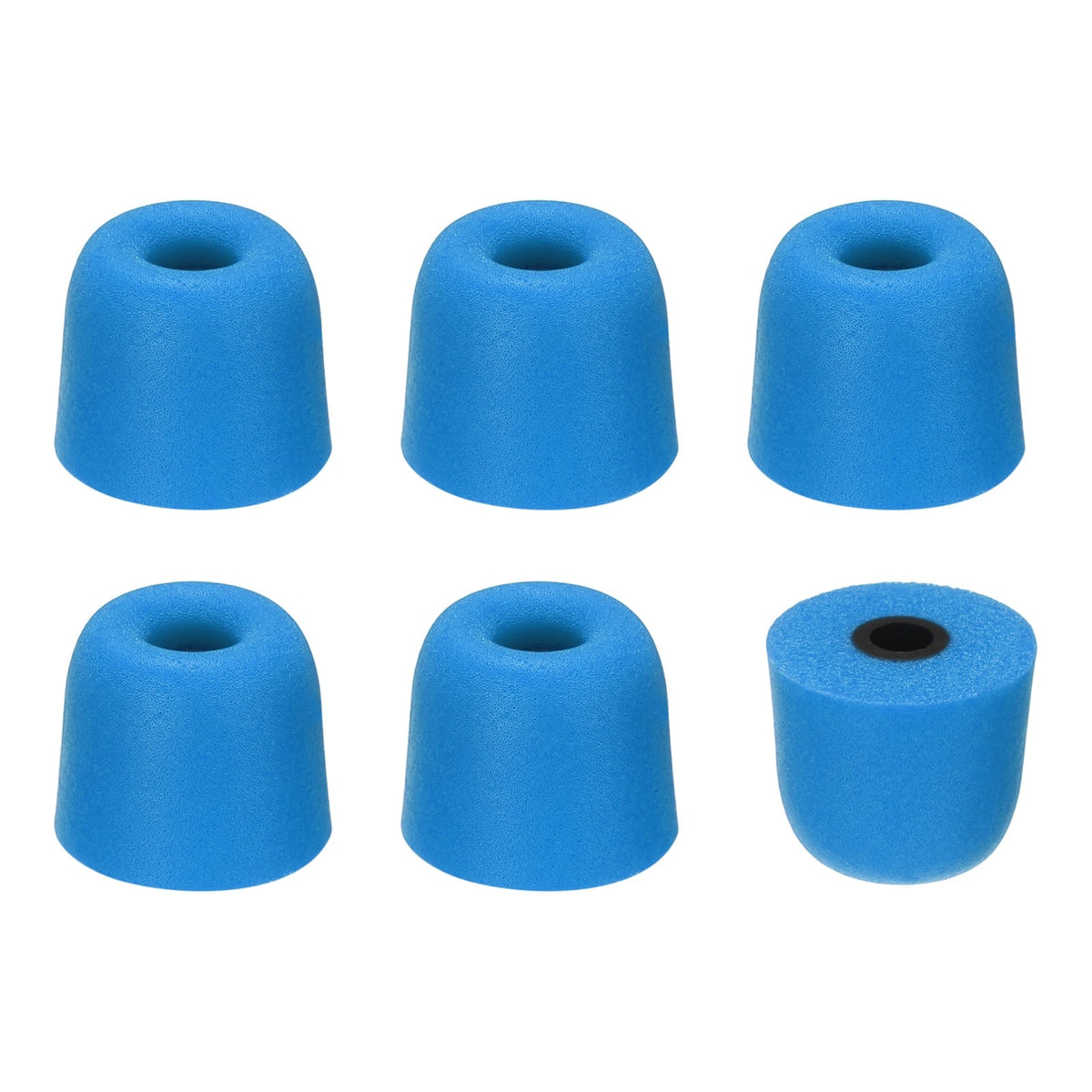 Unique Bargains - Memory Foam Earbud Tips (3mm/0.12"), 6pcs/3Pairs - Medium, Noise Isolation, Comfort & Secure Fit for Earphones - Blue