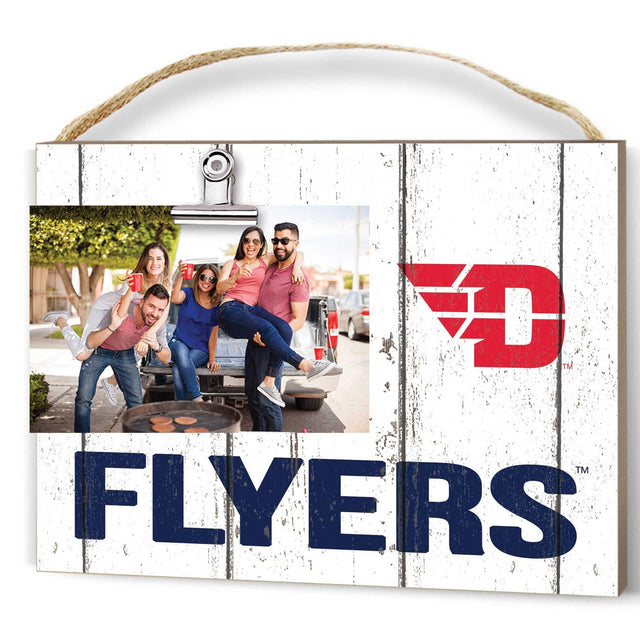 Front. Jardine - Dayton Flyers 8" x 10" Weathered Clip It Frame - White.