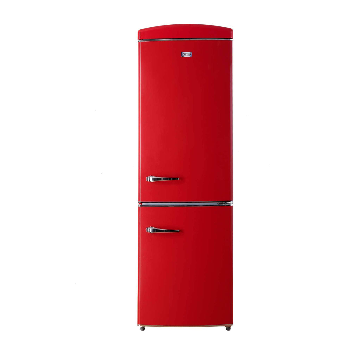 Conserv - 24in RETRO BOTTOM MOUNT 11cf Refrigerator Fast Freeze 110V - Red